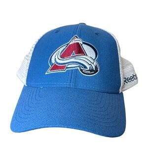2014 Men's Colorado Avalanche Reebok Navy Blue Slouch Flex Hat One Size